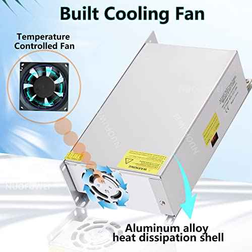 DC 12V 100A 1200W Switching Power Supply Adapter PSU AC-DC 12Volt Industrial Transformer Converter SMPS 110V/220V for Motor Pump LED Drive CCTV Security Camera Car Stereo and More 12V Device