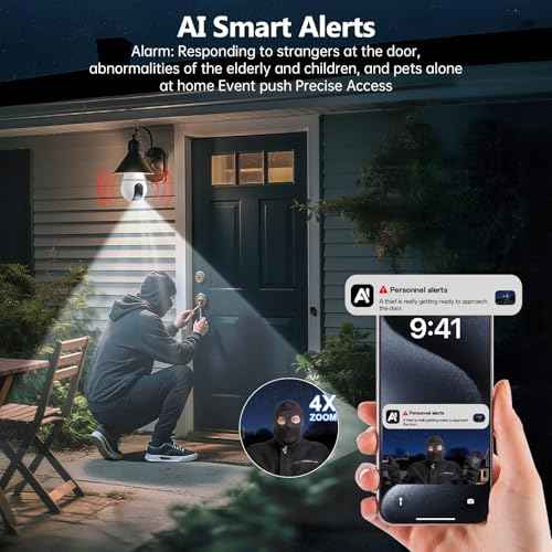Light Bulb Security Camera,2.4G/5GHz WiFi 2K Security Cameras Wireless Outdoor Indoor,Bulb Cameras for Home Security,AI Smart Detection,911Emergency,US Based Cloud,2 Way Talk,Color Night Vision 2Pack