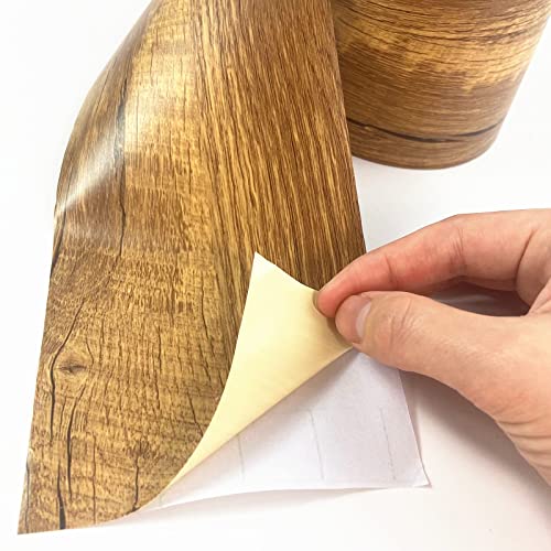 MULLSAN 10Meters Yellow Pine Wood Bud Wallpaper Border Peel & Stick Wall Covering Kitchen Bathroom Bedroom Tiles Decor Sticker (Yellow)
