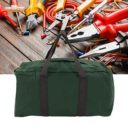 Large Capacity Tool Bag, Multifunction Hand Tool Storage Carry Bags Portable Tool Tote Bag Metal Toolkit for Storage Wrench, Screwdrivers (20 Inch)