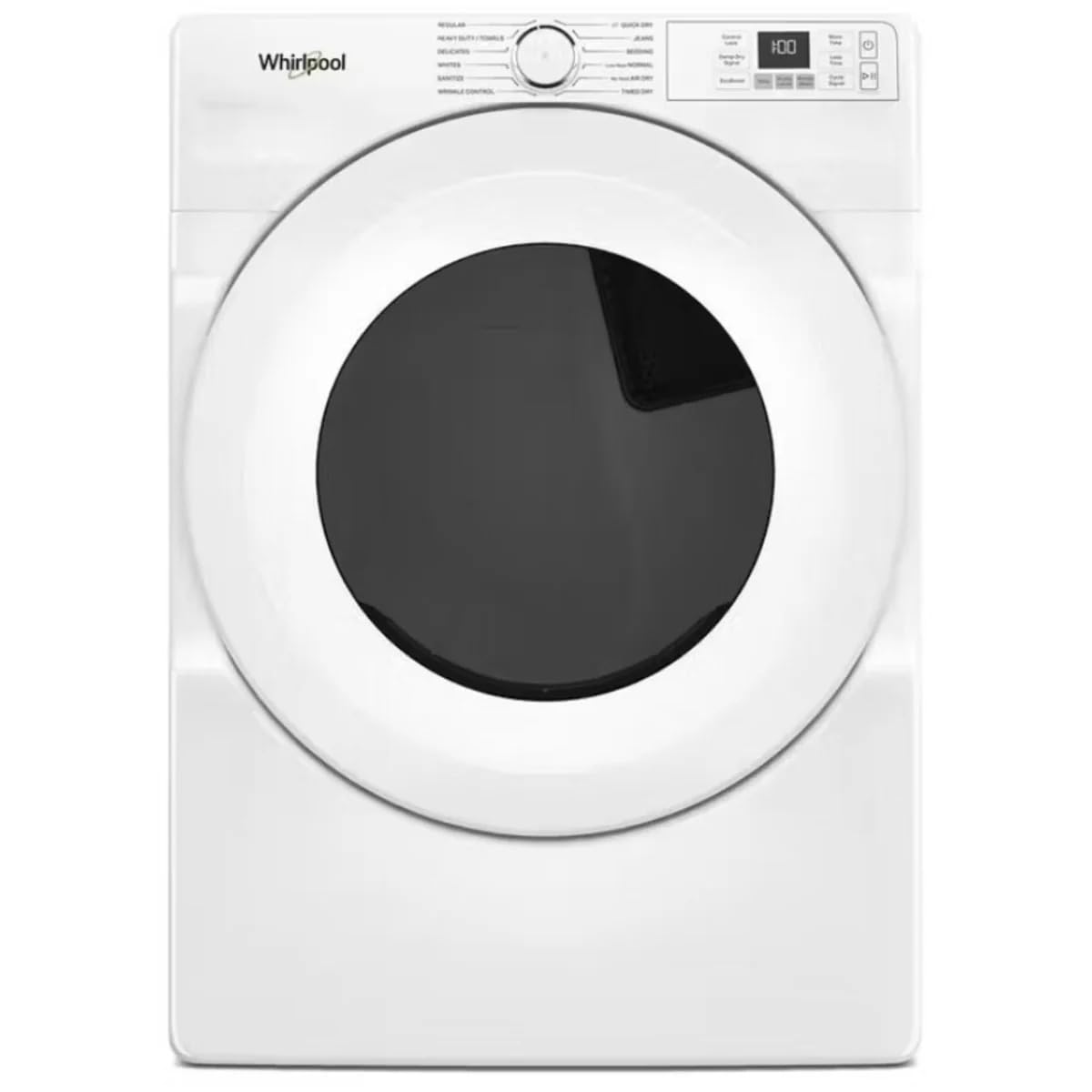 Whirlpool WED4720RW 7.4 Cu. Ft. vented Front Load Electric Dryer in White with Quick Dry