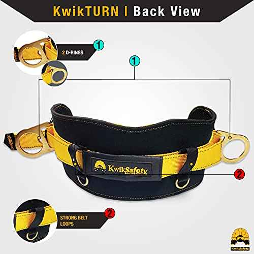KwikSafety - Charlotte, NC - BEAVER TAIL Safety Belt for Positioning | Lineman Ironworker Cushioned Support