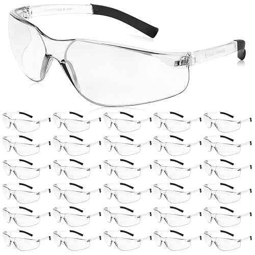 Safety Glasses for Men Women ANSI Z87.1 Safety Glasses Bulk Protective Eyewear Scratch-Resistant