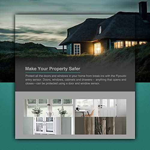 120 DB Loud Door and Window Open Alarm Sensor 5 Pack for Kids, Dementia Patients Safety, Wireless Security Alarms Keep Your Home, Pool, Cabinet, Business Safe