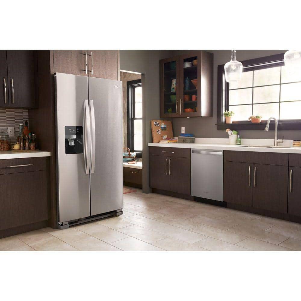 Whirlpool WRS325SDHZ 25 Cu. Ft. Stainless Side-by-Side Refrigerator