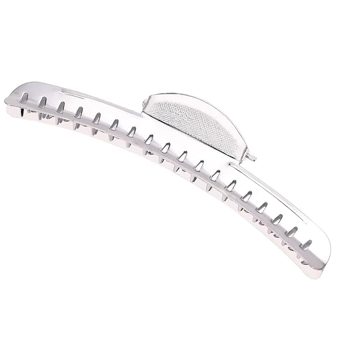 Vintage of Metal Finger Wave Hair Clips Clamps Aluminum Tip Finger Hair Clips Modeling Clamps Suitable for home and outdoor (12PCS Silver)