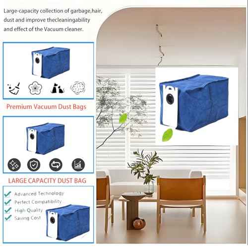 Replacement Dust Bags Compatible With BObsweep Dustin/Ultra-Vision/Orb-i / RC400 £º7 pack Durable and Efficient vacuum Bag for Pet Hair, Dirt, and Debris on All Floor Surfaces