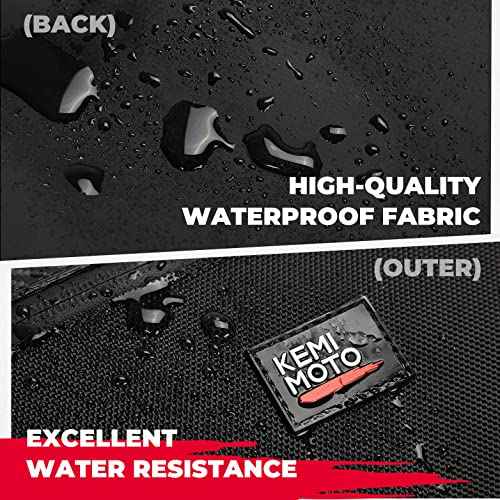 KEMIMOTO UTV Roof Bag 1680D 4.2 Gal Storage Compatible with CFMOTO ZForce 950 HO/HOEX 2022-2024 / ZForce 950 Sport 2020-2022 G1, Large-Capiticy Water-Resistant Overhead Roof Storage Bag