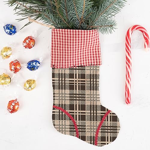 2PCS Plaid Stencil Buffalo Reusable Grids Silk Screen Self-Adhesive Printing 8.5x11 Inch Check for Painting Wood Wall Tile Canvas Paper Fabric