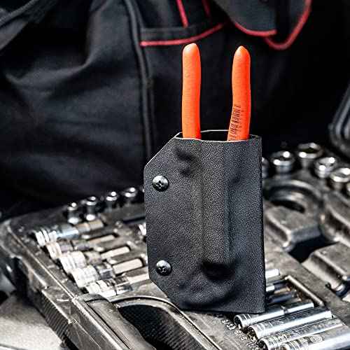 Clip & Carry Kydex Sheath for the Knipex Cobra 6" Water Pump Pliers 8701150 - Made in USA - Belt Holster Case - Black