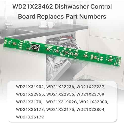 Upgraded WD21X31902 WD21X23462 Dishwasher User Interface Control Board, WD21X31902C Control Board Compatible with GE Dishwasher, Replace Parts WD21X26179 WD21X32000