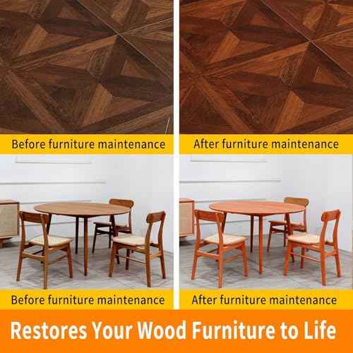 PIPIHUA Beeswax Furniture Polish & Conditioner - Wood Seasoning Beeswax, Furniture Wax for Wood Polish, Cleaner and Restorer, 8.79 Fl Oz