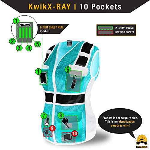 KwikSafety - Charlotte, NC - RoadBOSS Economy & Premium Safety Vest for Women [SNUG-FIT] Class 2 ANSI Tested OSHA