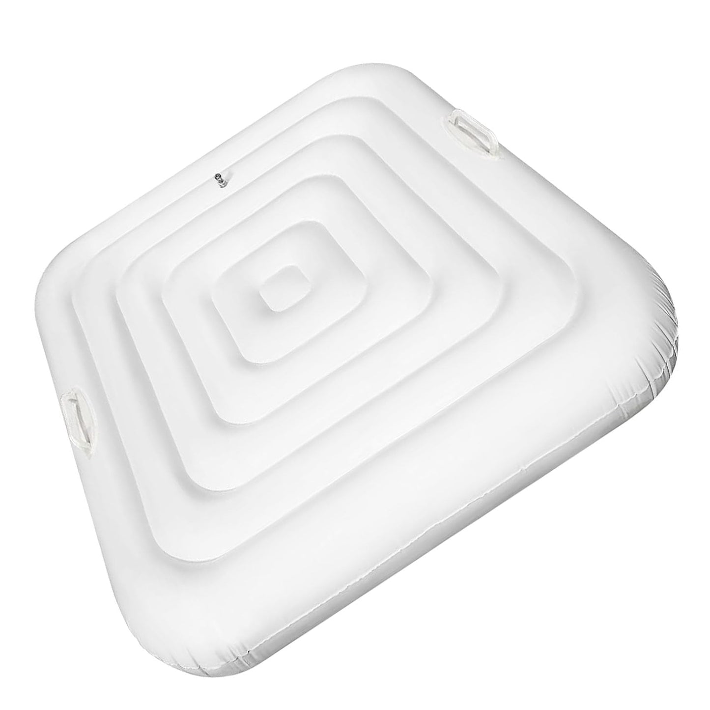 Adozsb Inflatable Hot Tub Cover Energy Saving Lid Compatible with SaluSpa Coleman Spa for Outdoor Hot Tub Windproof Rain-Proof Cover Protector for Hot Tubs Durable Energy-Saving (Square-4.2ft-Handle)