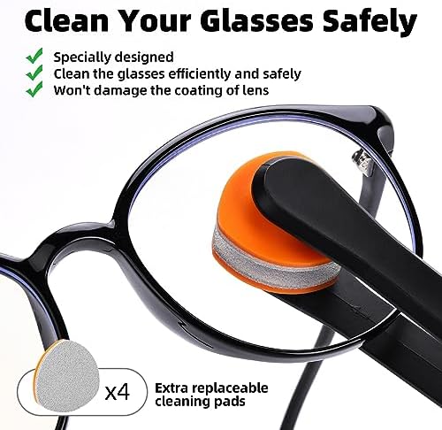 Ordilend Glasses Cleaner Eyeglass Cleaning Kit with 24H Anti Fog Spray for Glasses and Microfiber Cloth, Portable Eyeglass Cleaner Tool Lens Wipes Cleaning kit for Camera Lenses