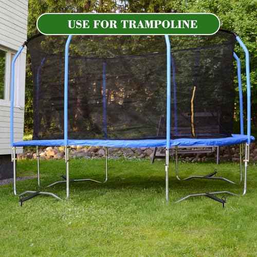 Silkfly 4 Set 30 Inch Earth Anchors Shed Swing Set Spiral Heavy Duty Ground Trampoline Stakes Camping Mobile Home Carport Tree Tent Anchors with Adapter M8 Turnbuckle Hook Straps for Staking and Rope