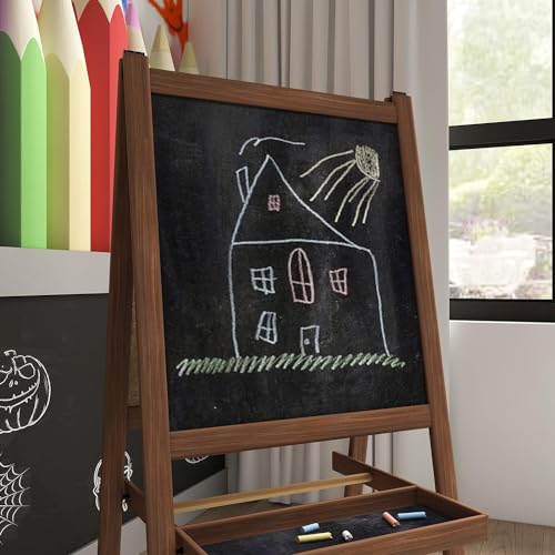 YENHOME Wood Wallpaper Border Peel and Stick Wood Grain Tape Walnut Wooden Wallpaper Border Trim Removable Wooden Wall Paper Border for Bedroom Furniture Bulletin Board Mirror Frame Border 3" X236"
