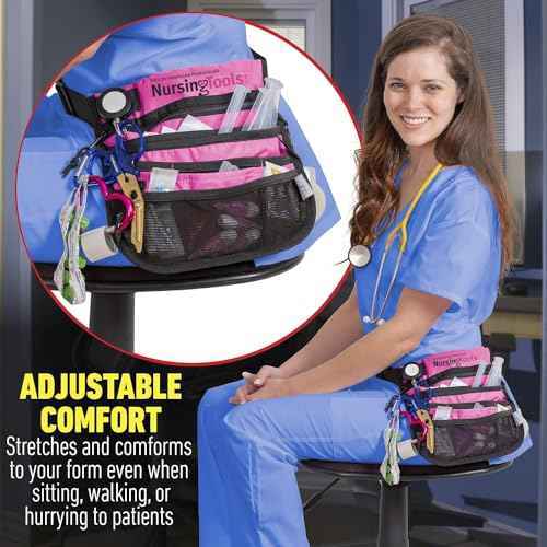 Kangapak Nurse Fanny Pack Multi Compartment Waist Organizer Tool Bag for Students, Practitioners & Medical Professionals
