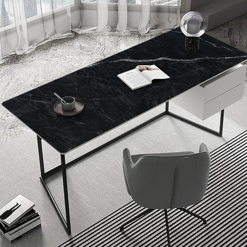 Anmon Black Marble Contact Paper, Glossy Black Marble Wallpaper Waterproof 15.7''X118'' for Countertops, Self-Adhesive Removable Vinyl Wallpaper Thicken and Not Tearing for Cabinets, Kitchen