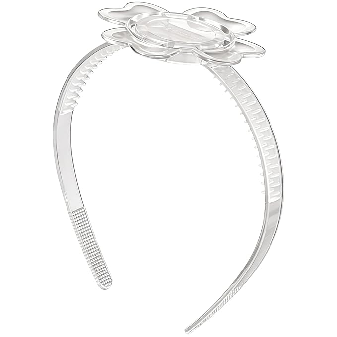 Graduation Cap Headband Insert Clear - Original Four Leaves Clover - Secure Your Grad Cap on Curly, Natural Hair, Braids, Locs, Twists and Straight Hair