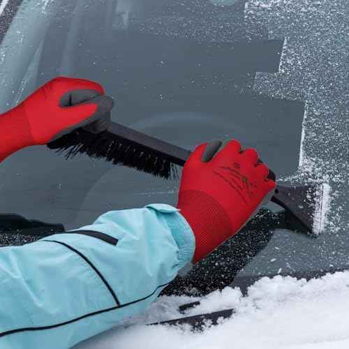 Winter Work Gloves Thermal Insulated Work Gloves Freezer Gloves Waterproof Foam Latex Coated Gloves for Men Women