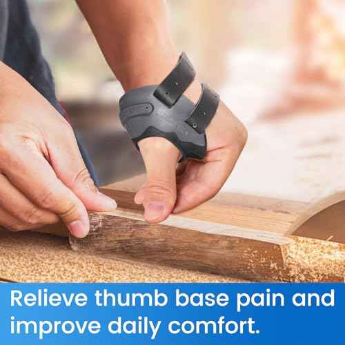 Velpeau CMC Thumb Brace for Osteoarthritis - with Shape-memory Restriction Splint, CMC Joint Stabilizer, Basal Thumb Arthritis Pain Relief and Support for Women and Men (Black, Left Hand, Medium)
