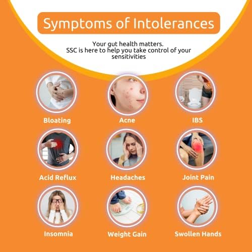 700+ Items Food Sensitivity Test Kit for Adults – Foods & Non-Foods, Including Lactose, Gluten, Vitamins, Minerals, Gut Health & More – at-Home Food Intolerance Test Kit