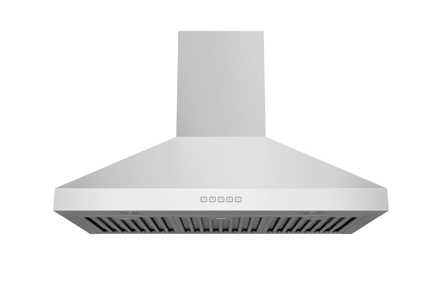 Hauslane Wall Mount Range Hood 36 Inch, Pro Model, Stainless Steel Range Hood, Strong Suction, Changeable LED Lamps, 6” Duct or Ductless, Kitchen Hood Vent, Stove Hood Vent