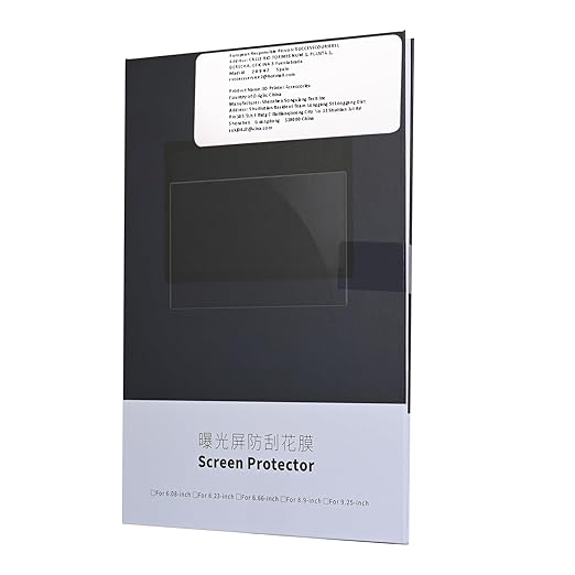 5pcs Screen Protector for Anycubic Photon Mono 4 / Mono 4 Ultra LCD 3D Printers Screen Protective Film 7.1 inch
