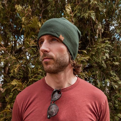 ACUSHLA 100% Merino Wool Cuff Beanie for Men & Women Knitted Winter Hat Unisex Watch Cap Skull Wrap for Cold Weather