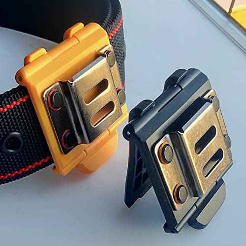 Tape Measure Holster with 4 Drill Clip, Tape Measure Holder Belt, Drill Holster Belt Clip, Drill Holster with Tool Belt Hook, Free Your Hands.