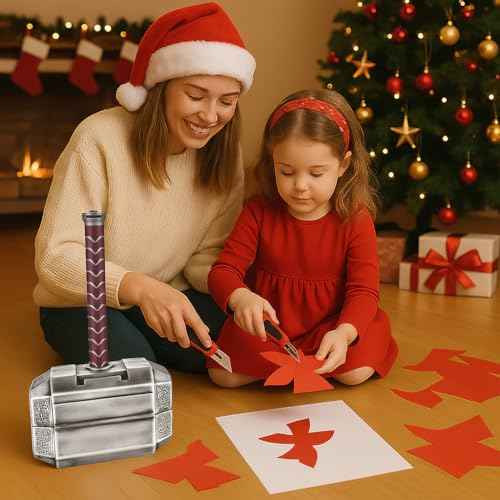 Mighty Thor Hammer Tool Box - Durable & Portable 29-in-1 Kit with Epic Mjolnir Design, Perfect Men's Gift for Travel, Home, and Garage Use