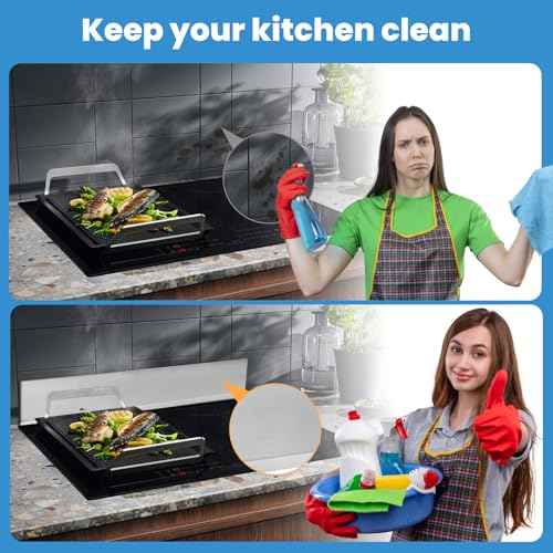 11NBBKGDDS Universal Front Control Freestanding Range Stainless Backguard with 29.75" W¡¿4.75" T¡¿0.25" D Compatible with all brands of 30" Backsplash & Stove,Include Frigidaire Whirlp