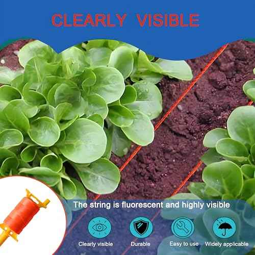 Mason Line with Handle, Reloadable Reel, #18 Braided Nylon Line, 600 Feet of High Strength Nylon Line for Gardening or Masonry Tools, Kite Twine, Fluorescent Yellow