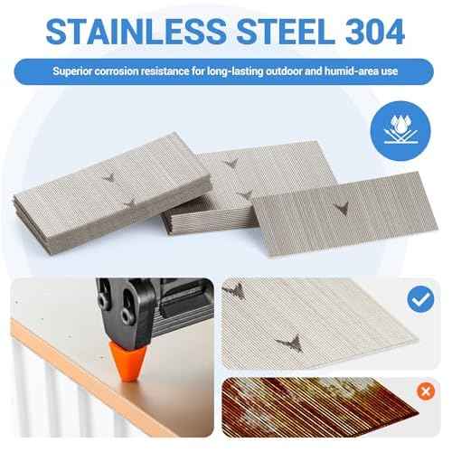 meite 23 Gauge Pin Nails, 1-3/8 Inch 304 Stainless Steel Pin Nails - Micro 23GA Headless Nails for Nail Gun for Trim, Craft, and Woodworking (1,500 Counts)