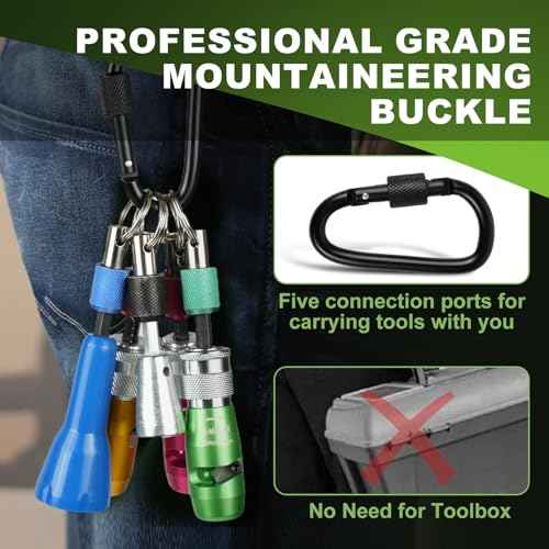 2025 Upgraded Wire Stripper for Drill (14-12-10-8-6 AWG) - Electric Universal Wire Stripper Tool for Drill, Includes 5 Pcs Wire Strippers, 2 Pcs Wire Twisters, 5 Pcs Wire Nuts£¬3 Connector And a Buckle