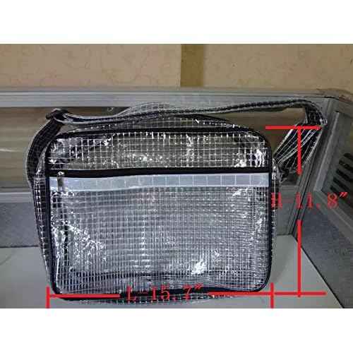 15.7inch ESD anti-static cleanroom engineer bag for semiconductor cleanroom clear pvc bag