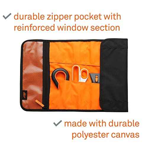 Slice 10478 Tool Roll Up Organizer, Reinforced Stitching, Fits 16 Tools, 1 Pack