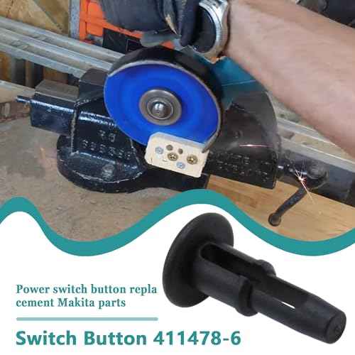 Switch Button 411478-6 Fits for MAKITA Mitre Saw LS1214 LS1013 LS1040 LS1212 2414B BLS712 BLS820 (2 Pcs)