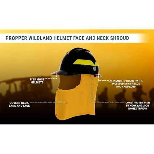 Propper Wildland Helmet Shroud, Yellow
