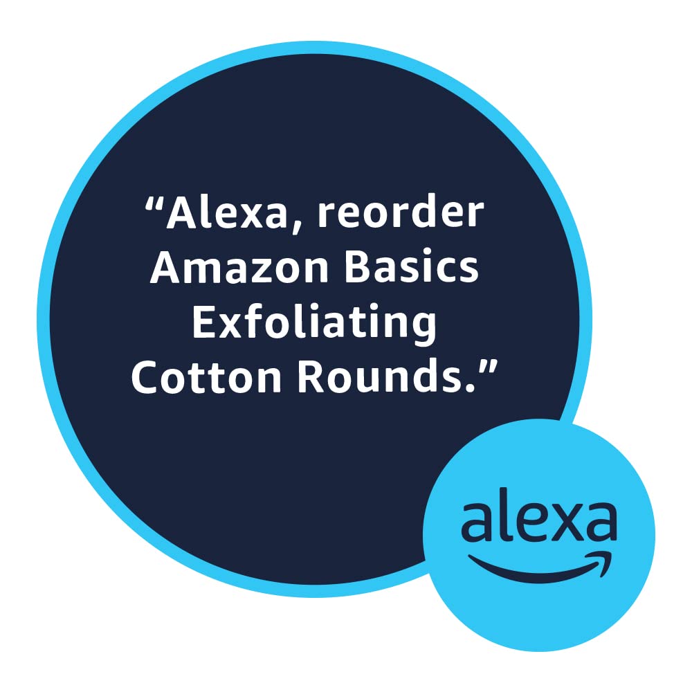 Amazon Basics Exfoliating Cotton Round,2400 Total Count (Previously Solimo),100 Count (Pack of 24)