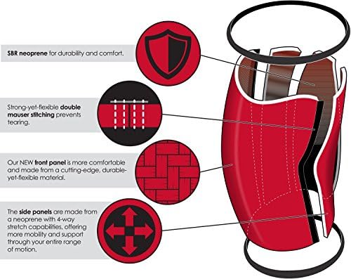 Rocktape Assassins Knee Compression Sleeves, Knee Brace for Weightlifting, Cross Training & Working Out - Reduce Strain & Swelling (2 Sleeves)