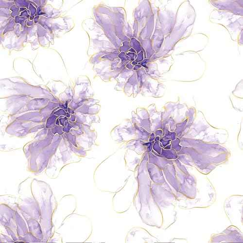 Floral Wallpaper Peel and Stick Boho Contact Paper Self Adhesive Removable Renter Friendly Purple Flower Wallpaper 17.7"x78"