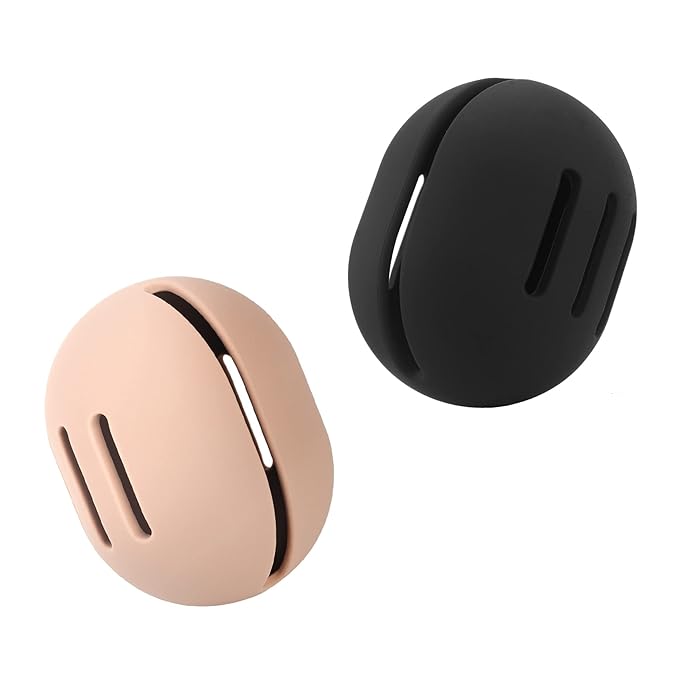 FERYES 2 PCS Makeup Sponge Holder Ã¢ÂÂ Shatterproof Eco-Friendly Silicone Beauty Make Up Blender Case for Travel