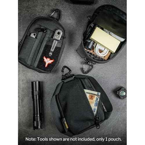 VIPERADE VE35 Small EDC Pouch, Tactical Keychain Pouch, Small EDC Organizer