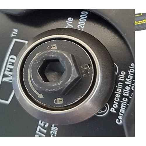 4 Pcs Set Top Flange Inner Flange Locking Blade Bolt and Hex Key Compatible for Dewalt 20V Max DCS438B 3" Cut Off Parts (4Pcs Set)