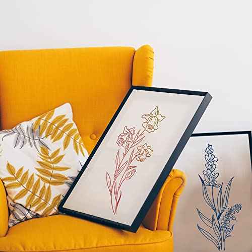 GSS Designs Wildflower Stencils for Painting Flower 4x8Inch Flowers Stencil Bouquet Painting Stencils for Wood Wall Canvas
