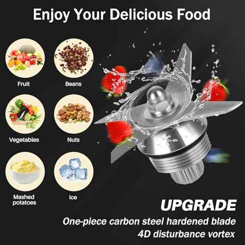 New For Vitamix Blender Pitcher 64oz Container, Replace 5200 5000 6500 7500 Pro500 750 Vita-Prep vm0101 vm0102 vm0103 vm0197 E310 320 asy172 A2300 A3300 etc Container Jar Cup, 1 Year Manufacturer