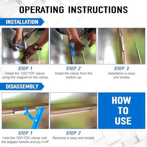 Magnetic PPC & PPF Clip, Cleat Tool for Ductwork, 6" Jaw and 4" Magnetic Clip Cleat Tool for HVAC, Easy to Operate, Crimpers