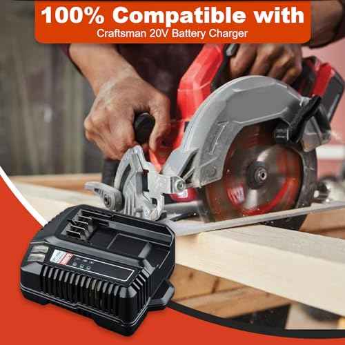 PDstation 3.0Ah 2Pack V20 Replacement for Craftsman 20V Battery Compatible with Craftsman Battery CMCB202 CMCB204 CMCB201 CMCS300B CMCG400B CMCD700C1 CMCL030B 20V Cordless Power Tools